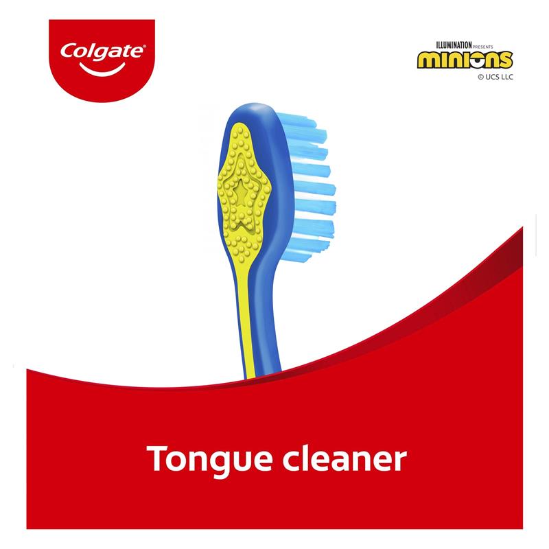 Load image into Gallery viewer, Colgate Minions Kids Toothbrush 6+ Years Extra Soft 2 Pack
