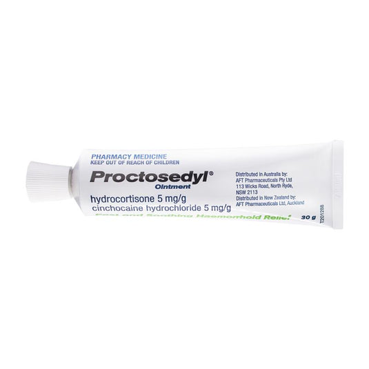 Proctosedyl Haemorrhoids Relief Ointment Cream 30g