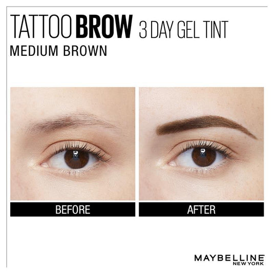 Maybelline Tattoo Brow Gel Tint Medium