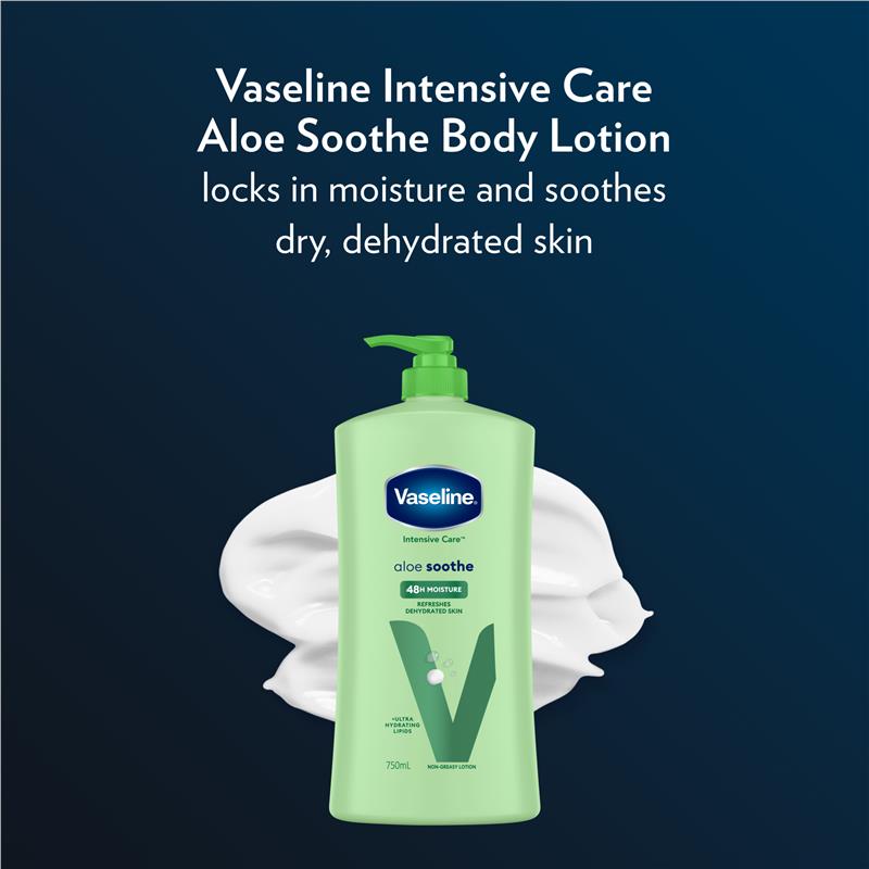 Load image into Gallery viewer, Vaseline Intensive Care Body Lotion Aloe Soothe 750ml
