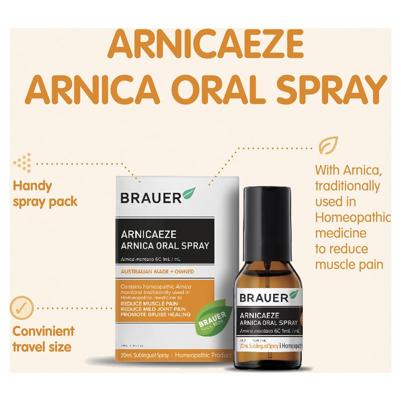 Load image into Gallery viewer, Brauer Arnicaeze Oral Spray 20ml
