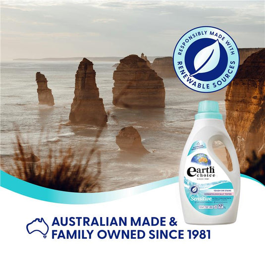 Earth Choice Laundry Liquid Ultra Concentrate Sensitive 1 Litre