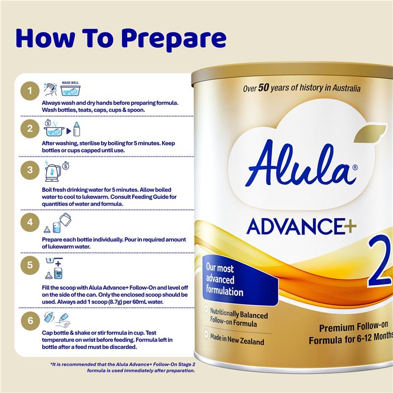 Load image into Gallery viewer, Alula Advance+ Stage 2 Follow On Formula 6-12 Months 800g
