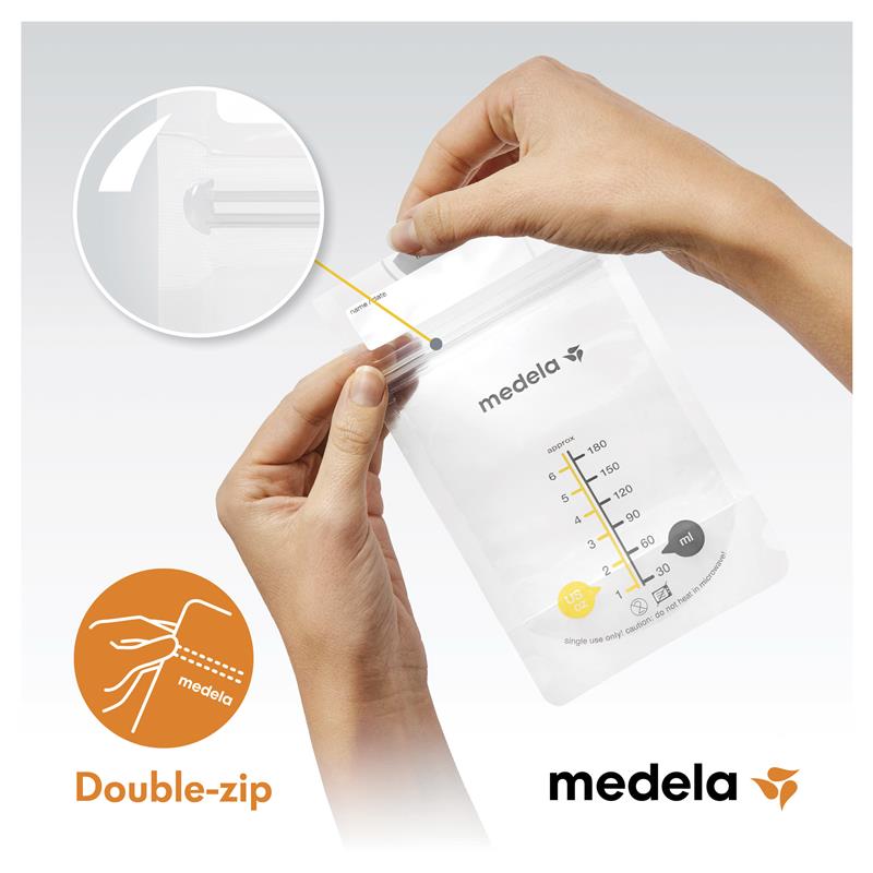 Load image into Gallery viewer, Medela Easy Pour Breast Milk Storage Bags 25 Pack
