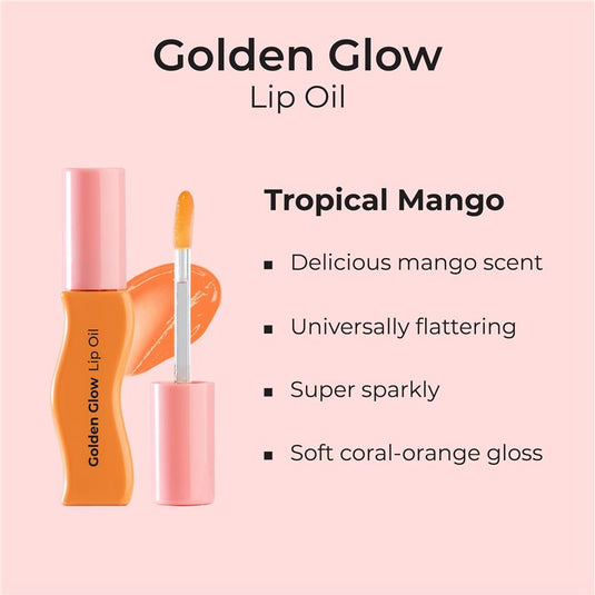 MCoBeauty Golden Glow Lip Oil Tropical Mango