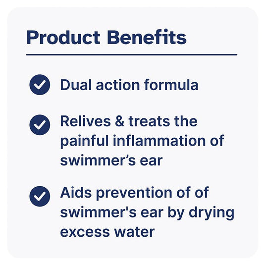 EarClear Swimmer's Ear Drops 40mL – Prevention & Treatment of Swimmer's Ear