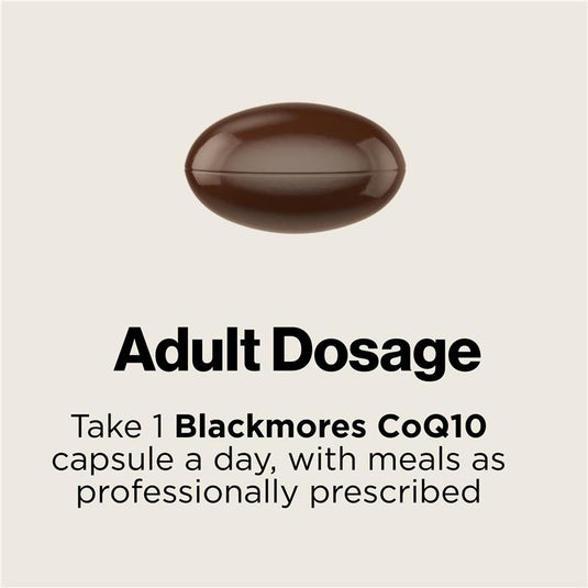 Blackmores CoQ10 150mg High Potency 125 Capsules Exclusive Size