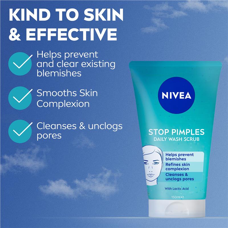 Load image into Gallery viewer, NIVEA Daily Essentials Anti-Pimple Daily Face Scrub 150ml
