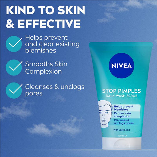 NIVEA Daily Essentials Anti-Pimple Daily Face Scrub 150ml