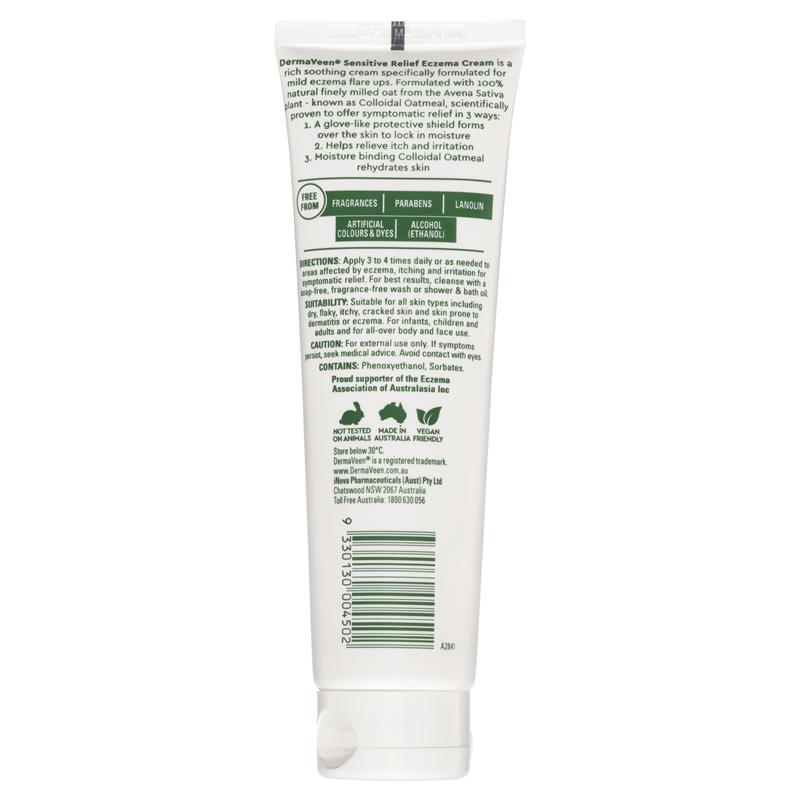 Load image into Gallery viewer, DermaVeen Sensitive Relief Eczema Cream 100mL
