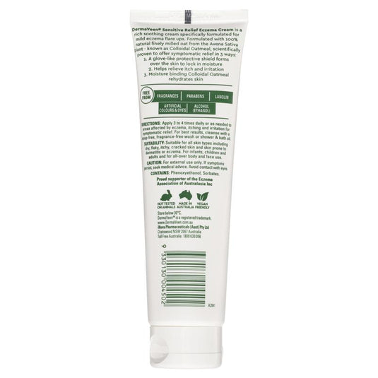 DermaVeen Sensitive Relief Eczema Cream 100mL