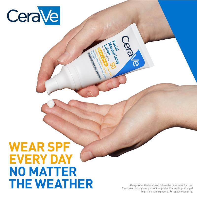 Load image into Gallery viewer, CeraVe Facial Moisturising Lotion SPF 50 52ml
