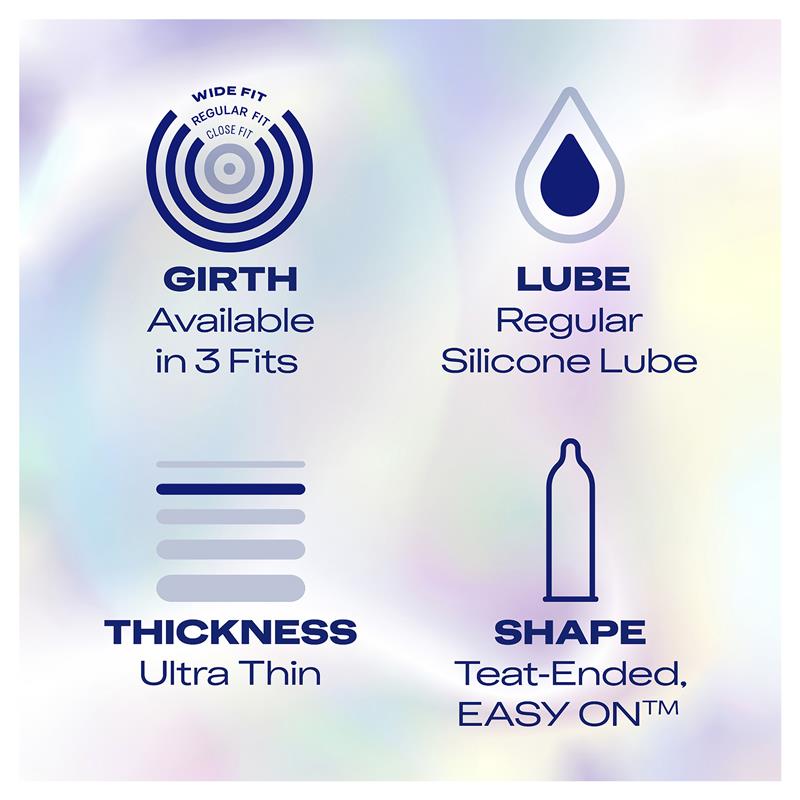 Load image into Gallery viewer, Durex Invisible Wide Fit Condoms 10 Pack
