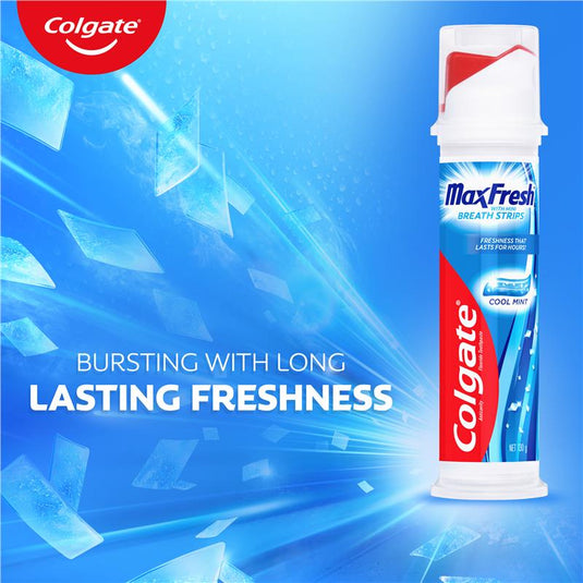 Colgate Toothpaste Max Fresh Coolmint Pump 130g