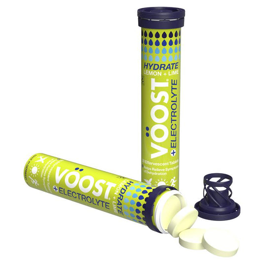 Voost Hydrate Lemon + Lime Effervescent Tablets 20 Pack