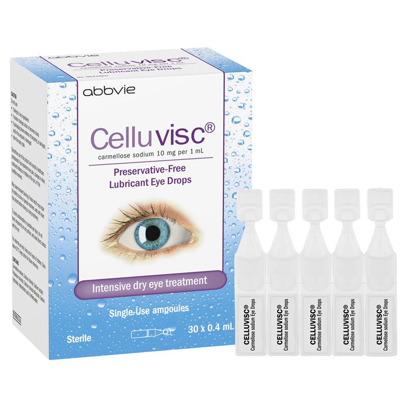 Load image into Gallery viewer, Celluvisc Eye Drops 30 x 0.4mL
