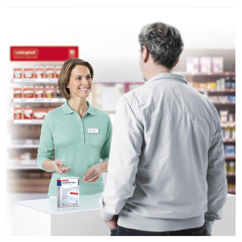 Load image into Gallery viewer, Leukomed T Plus Skin Sensitive Transparent 5cm x 7.2cm 5 Pack
