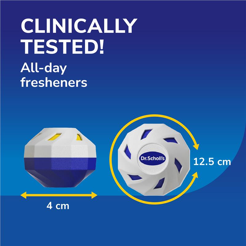 Load image into Gallery viewer, Dr.Scholls Shoe Deodoriser Balls 4 Pack
