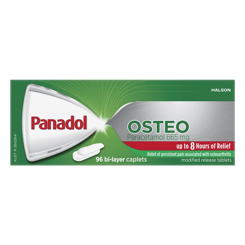 Load image into Gallery viewer, Panadol Osteo Paracetamol Pain Relief 665mg 96 Caplets (S3)
