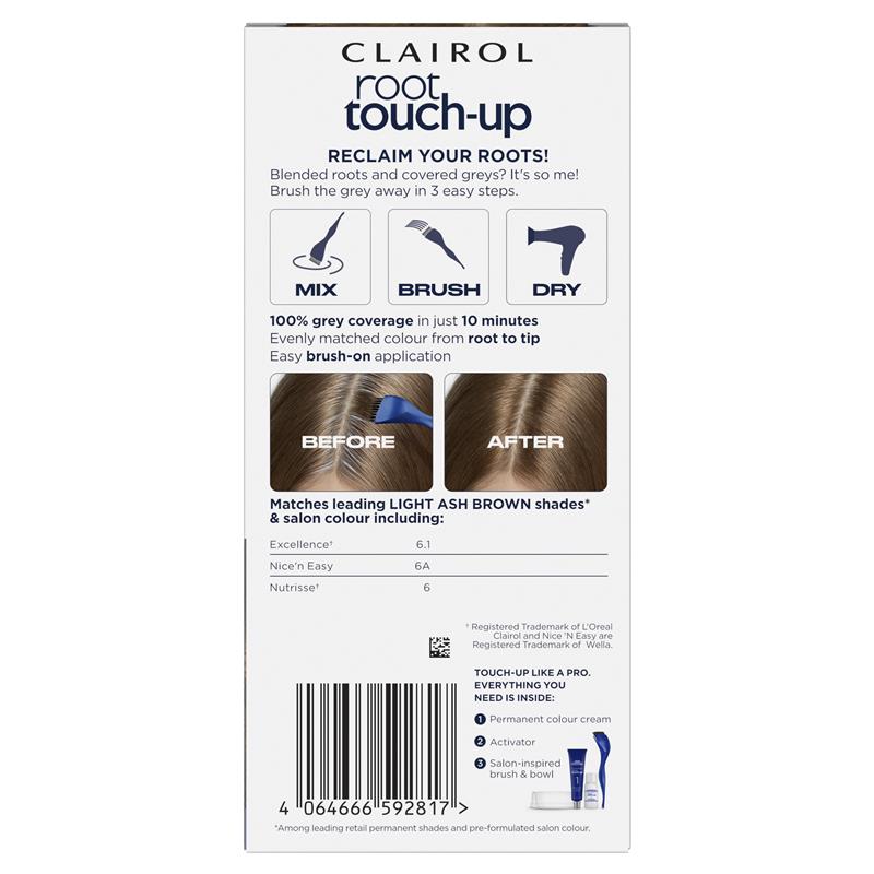Load image into Gallery viewer, Clairol Root Touch Up Permanent Hair Colour 6A Light Ash Brown
