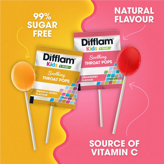 Difflam Soothing Throat Pops Manuka Honey 10 pack