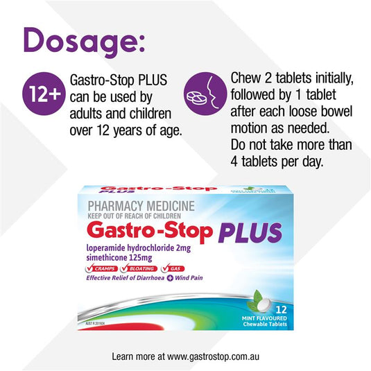 GastroStop Plus Chewable Tablets 12