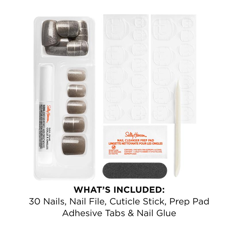 Load image into Gallery viewer, Sally Hansen Salon Effects Perfect Press-On Light Years 30 Pieces
