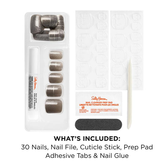 Sally Hansen Salon Effects Perfect Press-On Light Years 30 Pieces