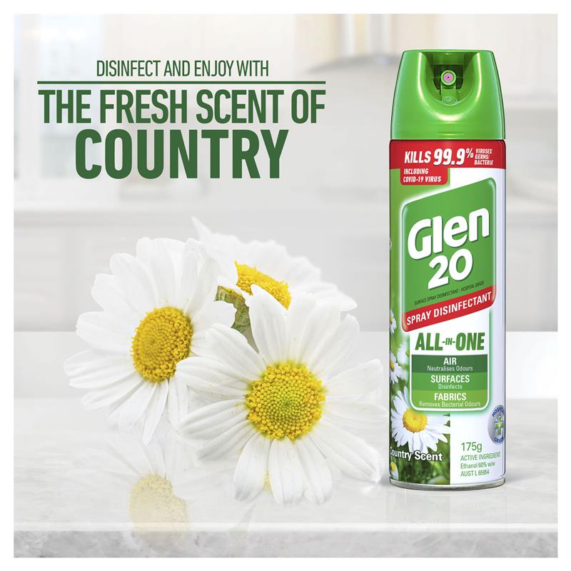 Load image into Gallery viewer, Glen 20 Spray Disinfectant Country Scent 175g
