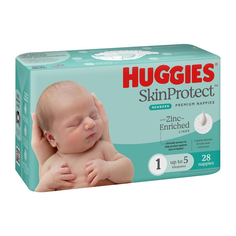 Load image into Gallery viewer, Huggies Convenience Pack Ultimate Size 1 Newborn 28 Pack
