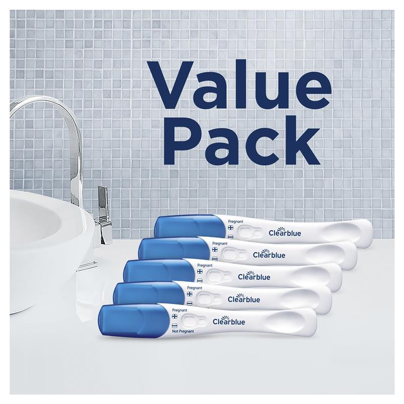 Load image into Gallery viewer, Clearblue Pregnancy Test Rapid Detection 5 Tests
