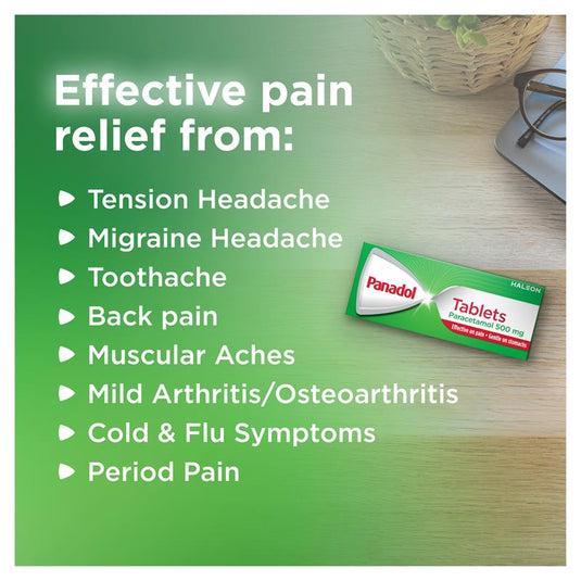 Panadol Paracetamol Pain Relief 100 Tablets