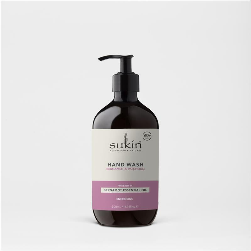 Load image into Gallery viewer, Sukin Cleansing Hand Wash Bergamot &amp; Patchouli 500ml
