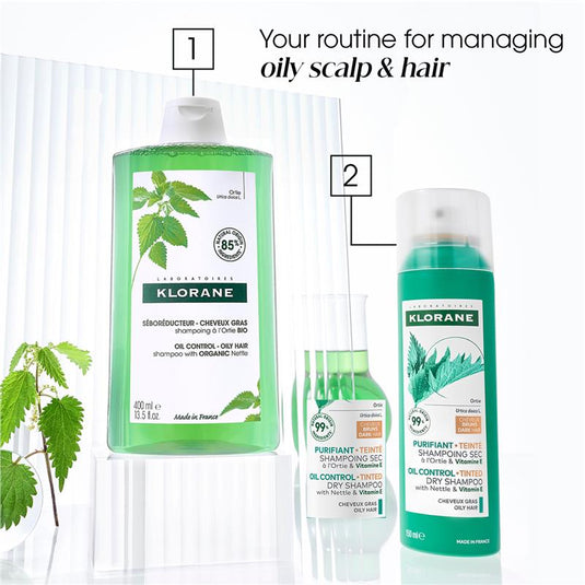 Klorane Dry Shampoo With Nettle & Vitamin E Dark Hair 150ml