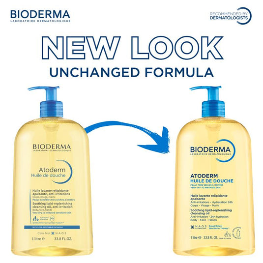 Bioderma Atoderm Ultra-Nourishing Shower Oil Cleanser 1L