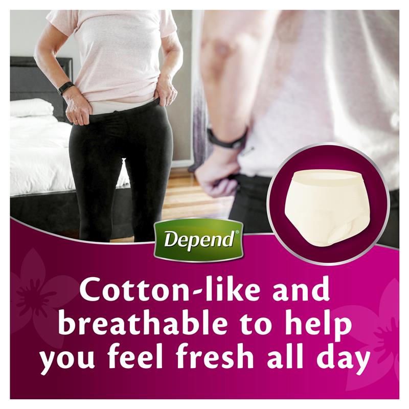 Load image into Gallery viewer, Depend Women Real Fit Underwear Super Extra Large 16 Bulk Pack
