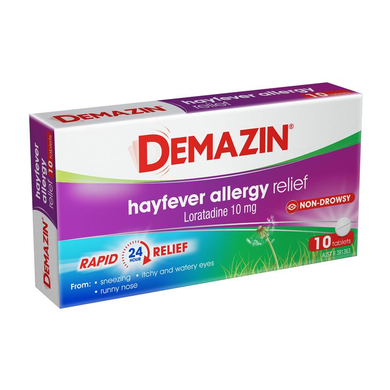 Load image into Gallery viewer, Demazin Allergy &amp; Hayfever 10 Tablets
