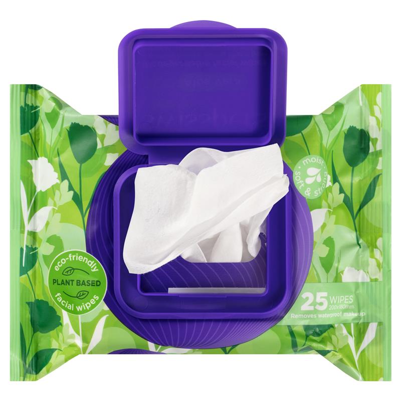 Load image into Gallery viewer, Swisspers Eco Aloe Vera Biodegradable Facial Wipes Twin Pack 2 x 25 Wipes

