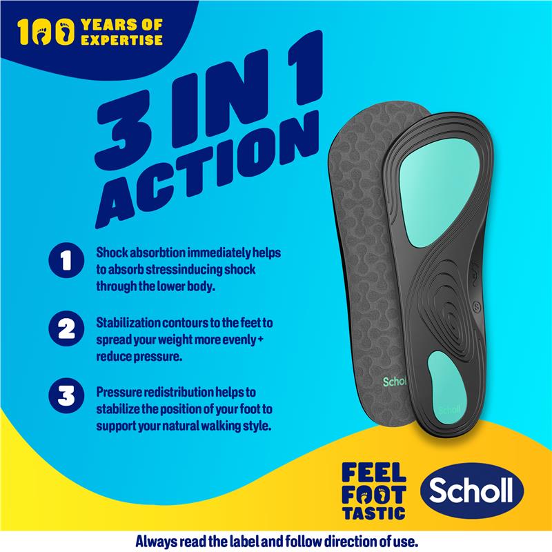 Load image into Gallery viewer, Scholl In Balance Ball of Foot &amp; Arch Orthotic Insole Large
