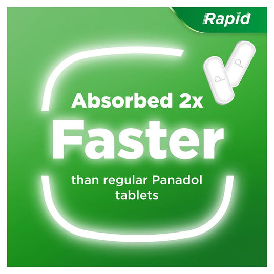Panadol Rapid Paracetamol Pain Relief 48 Caplets