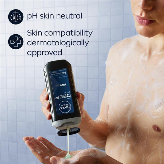 NIVEA for Men Deep Shower Gel 500ml