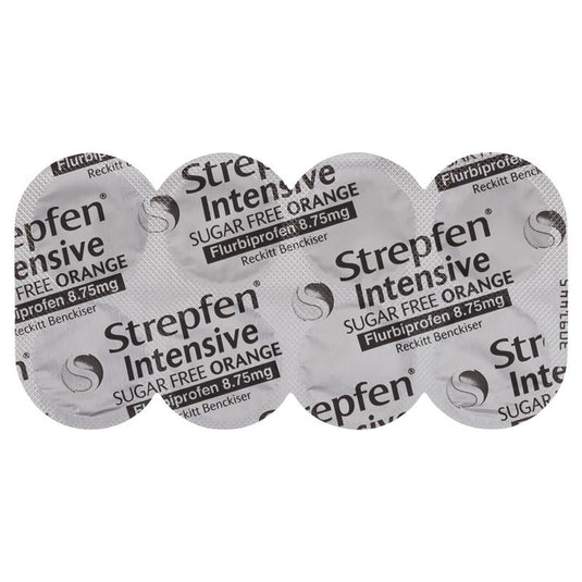 Strepfen Intensive Sugar Free Orange 16 Lozenges