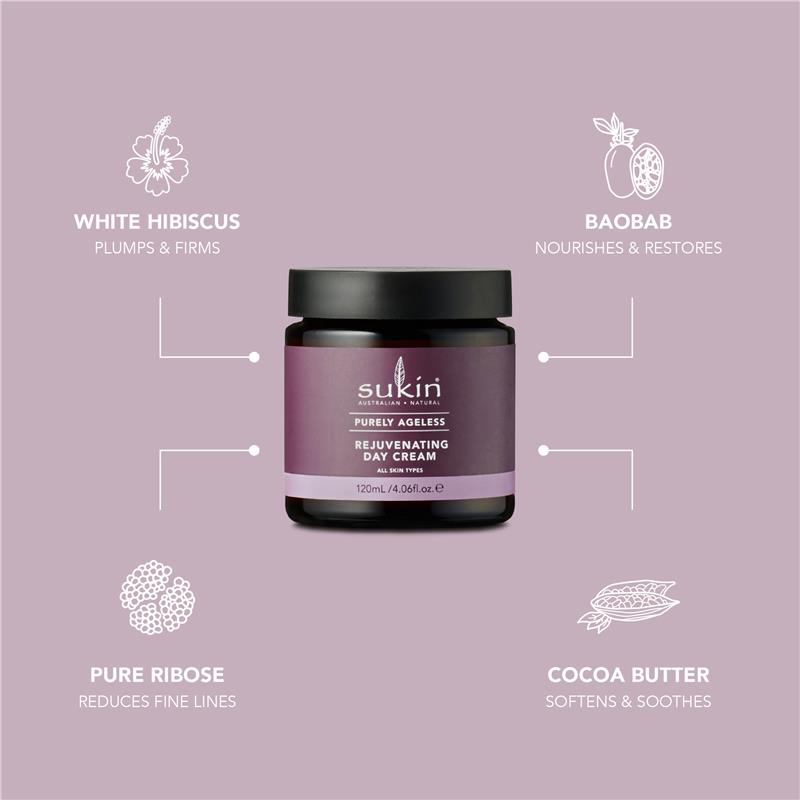 Load image into Gallery viewer, Sukin Purely Ageless Rejuvenating Day Cream 120ml
