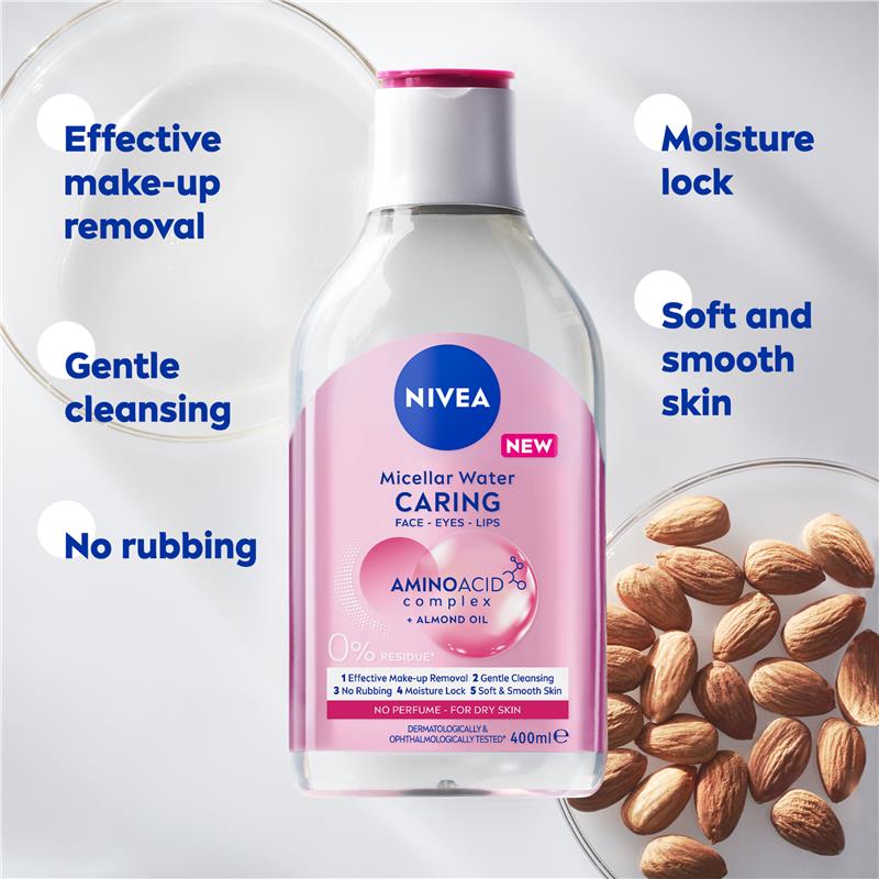 Load image into Gallery viewer, NIVEA Micellar Water Caring 400ml
