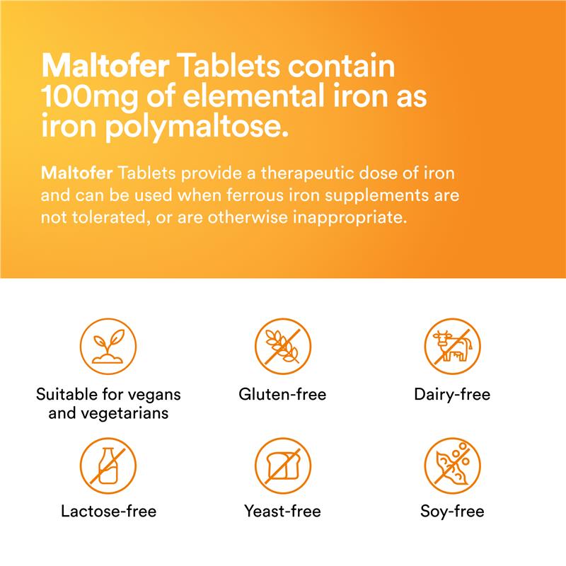 Load image into Gallery viewer, Maltofer Oral Iron 100mg 30 Tablets
