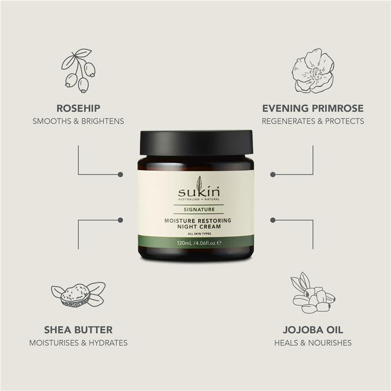 Load image into Gallery viewer, Sukin Moisture Restoring Night Cream 120ml
