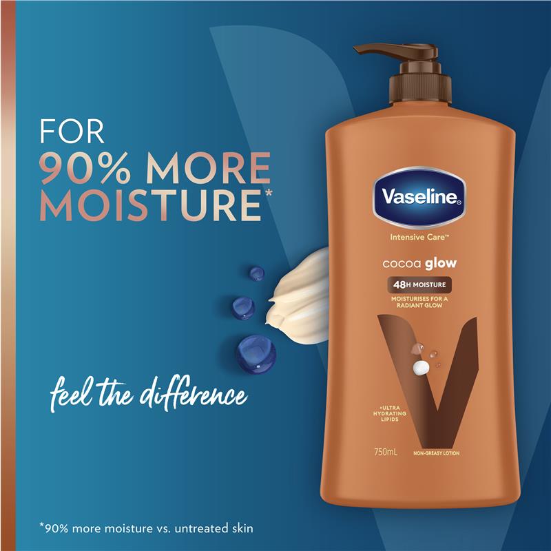 Load image into Gallery viewer, Vaseline Intensive Care Body Lotion Cocoa Glow 750ml
