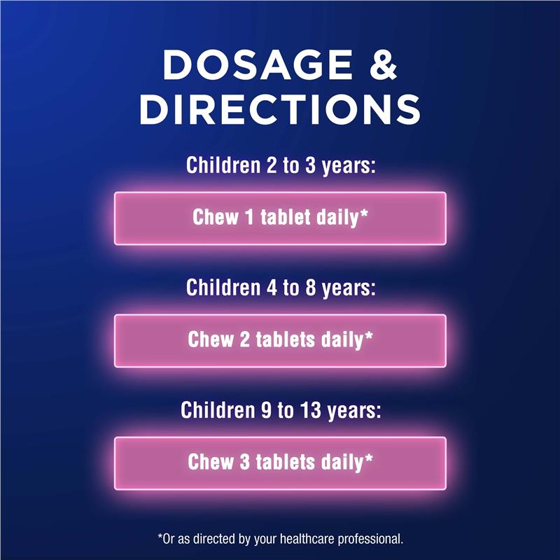 Load image into Gallery viewer, Ostelin Kids Calcium &amp; Vitamin D3 90 Chewable Tablets

