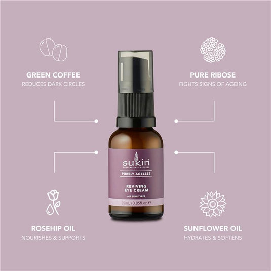 Sukin Purely Ageless Reviving Eye Cream 25ml
