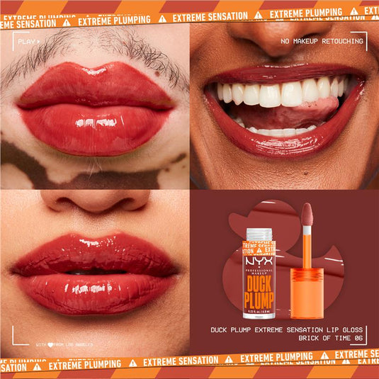 NYX Duck Plump Lip Plump Gloss Brick Of Time